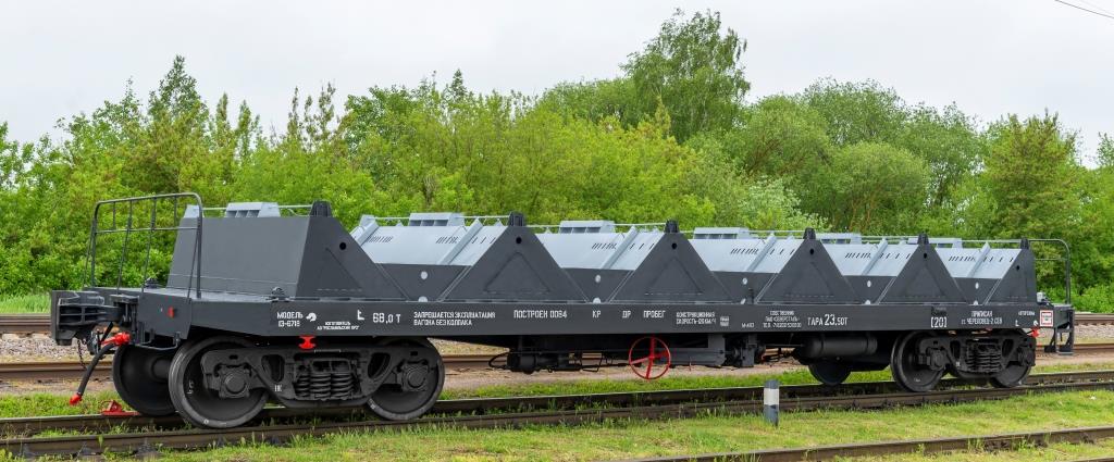 Подробнее о статье ВАГОН-ПЛАТФОРМА  ОТКРЫТОГО ТИПА МОДЕЛЬ 13-6718